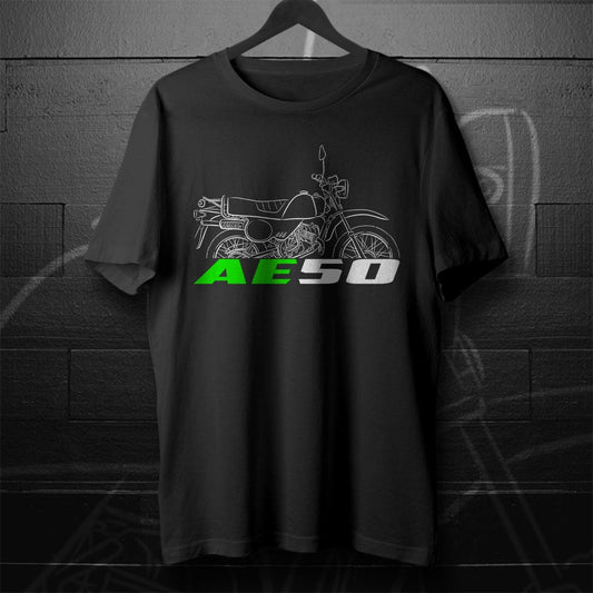 Kawasaki AE50 1981 - 1986 Inspired T-Shirt - Motorcycle Tee Shirt for Riders