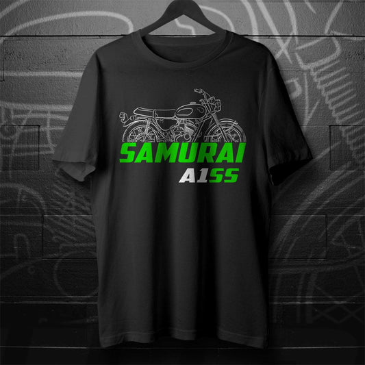 Kawasaki A1SS Samurai 1967 - 1971 Inspired T-Shirt - Motorcycle Tee Shirt for Riders