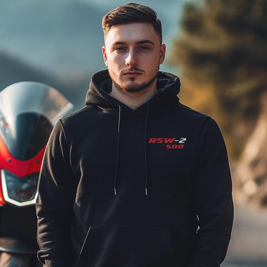 Aprilia RSW-2 500 Inspired Hoodie - Motorcycle Sweatshirt for Riders