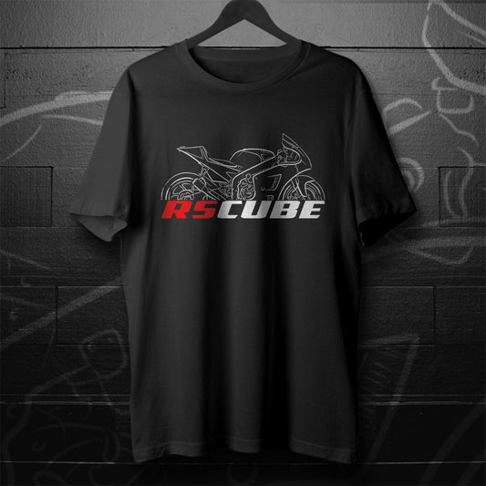 Aprilia RS Cube Inspired T-Shirt - Motorcycle Tee Shirt for Riders