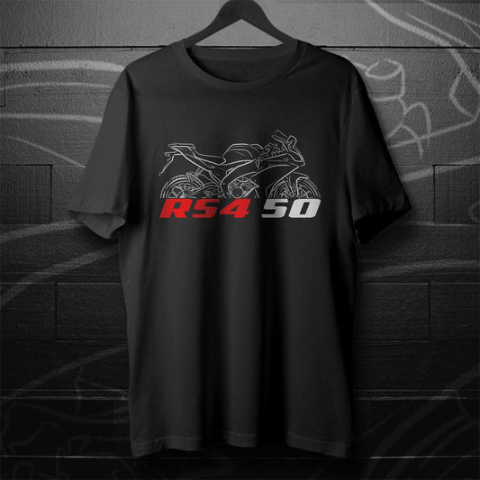 Aprilia RS4 50 Inspired T-Shirt - Motorcycle Tee Shirt for Riders