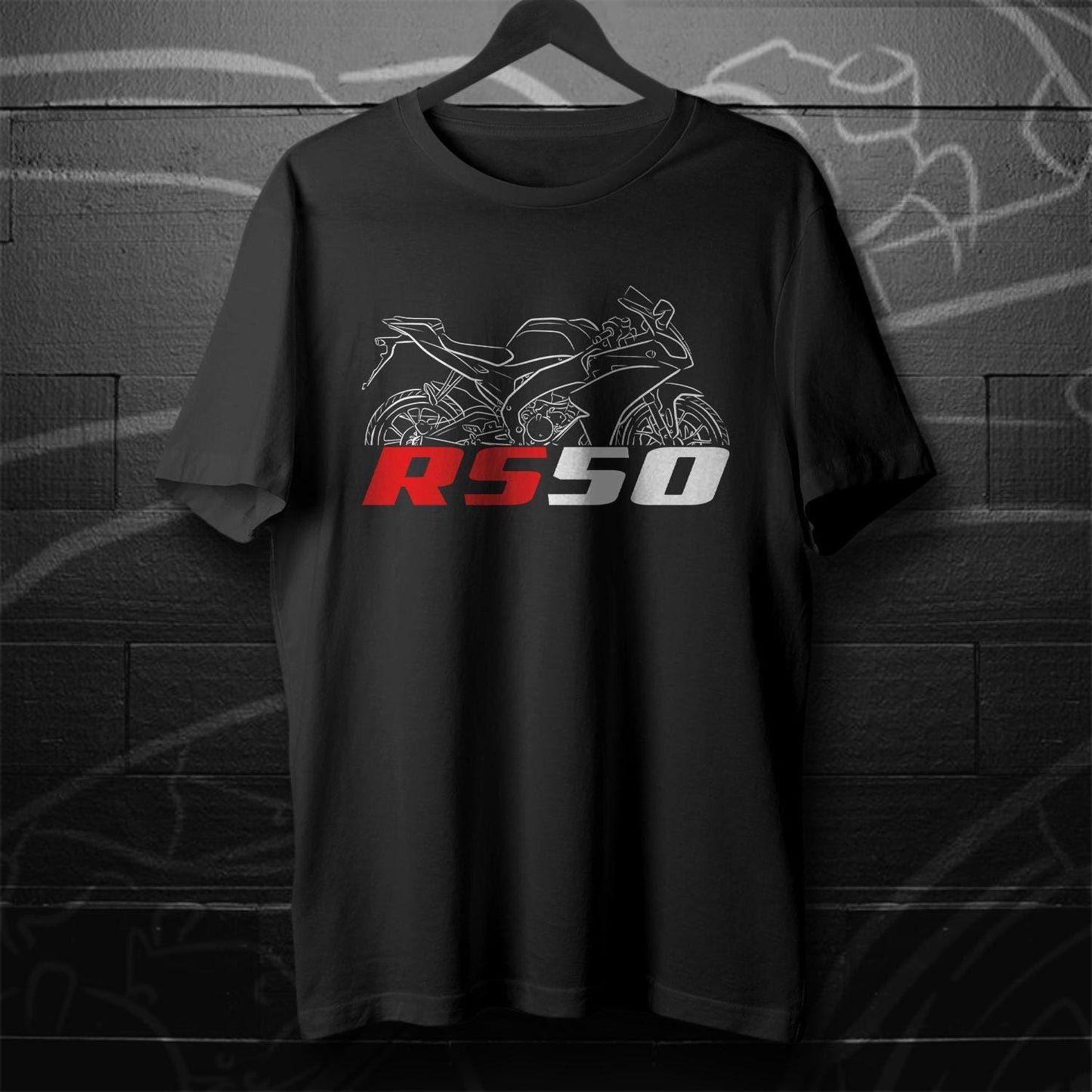 Aprilia RS 50 Inspired T-Shirt - Motorcycle Tee Shirt for Riders