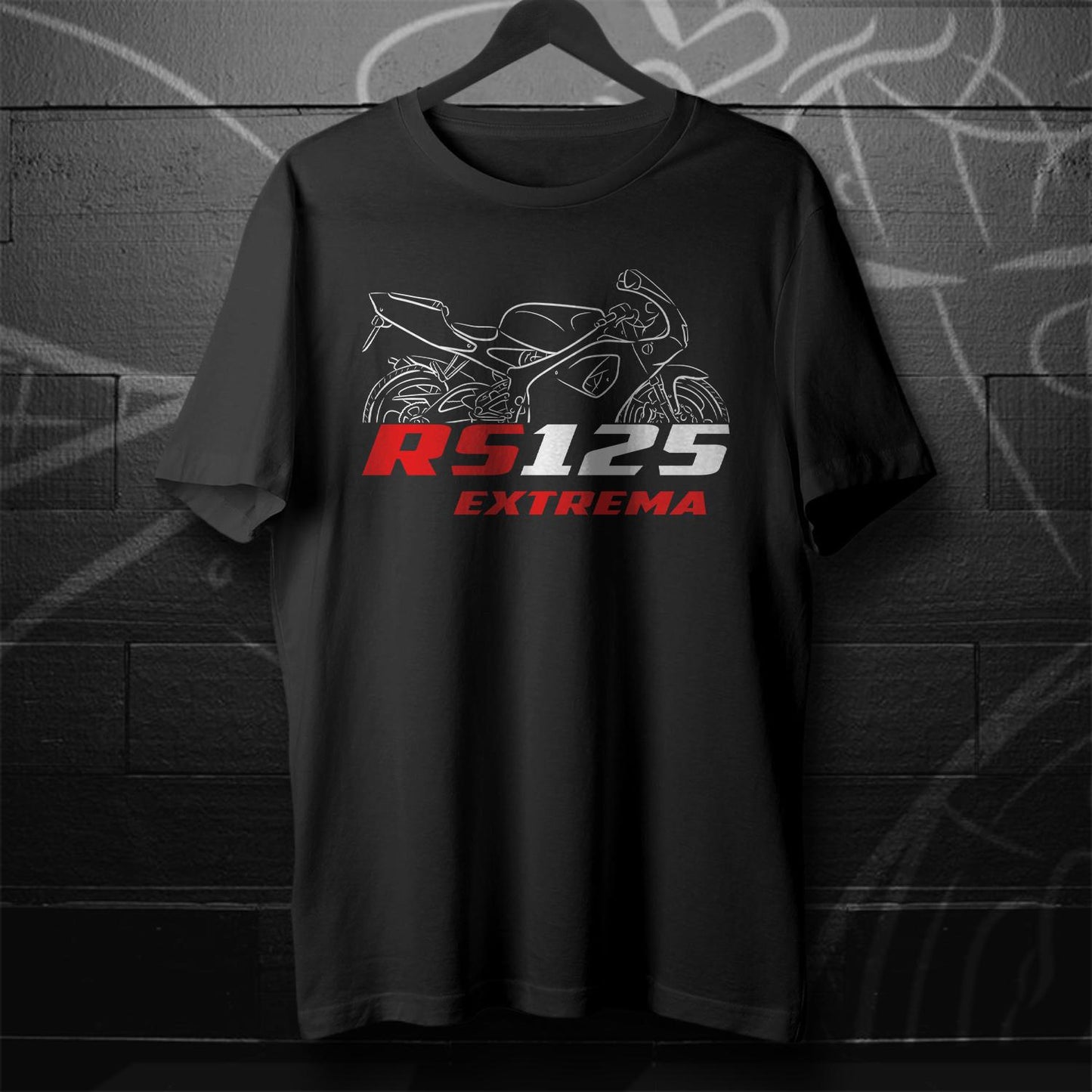 Aprilia RS 125 Inspired T-Shirt - Motorcycle Tee Shirt for Riders