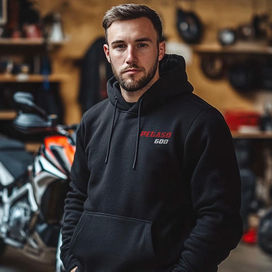 Aprilia Pegaso 600 Inspired Hoodie - Motorcycle Sweatshirt for Riders