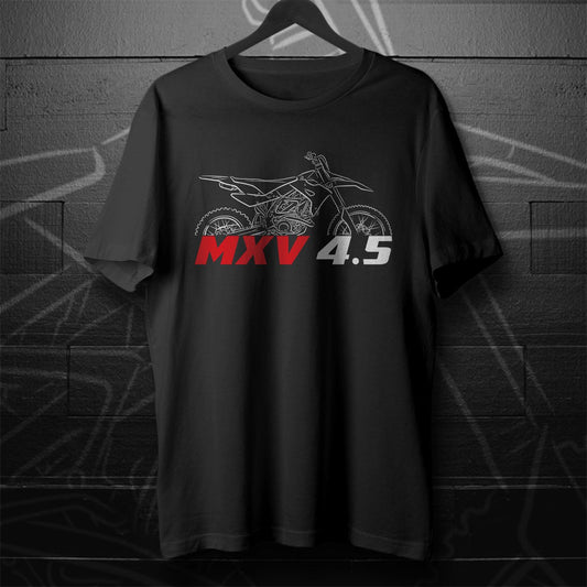 Aprilia MXV 4 Inspired T-Shirt - Motorcycle Tee Shirt for Riders