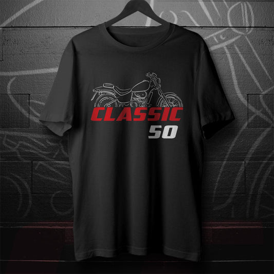 Aprilia Classic 50 Inspired T-Shirt - Motorcycle Tee Shirt for Riders