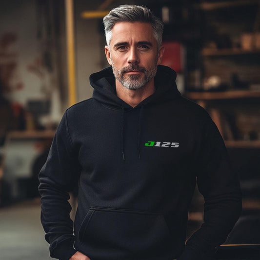Kawasaki J125 Inspired Hoodie - Motorcycle Sweatshirt for Riders