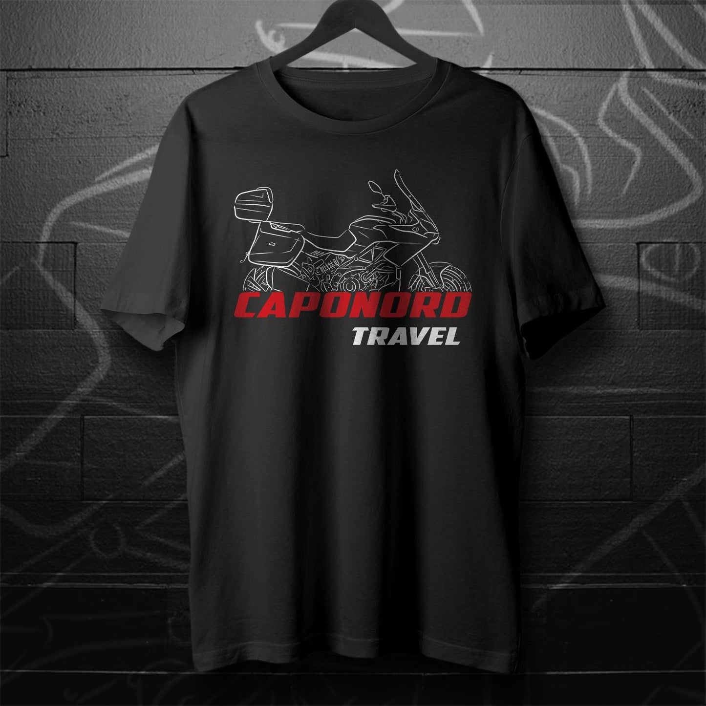 Aprilia Caponord 1200 Inspired T-Shirt - Motorcycle Tee Shirt for Riders