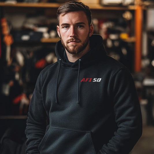 Aprilia AF1 50 Inspired Hoodie - Motorcycle Sweatshirt for Riders