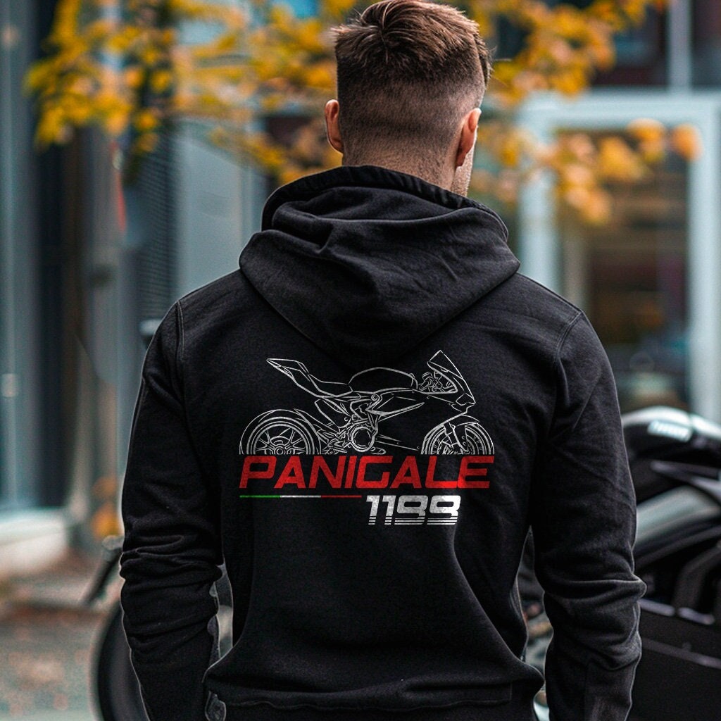 Ducati Panigale 1199 Inspired Hoodie - Motorcycle Sweatshirt for Riders