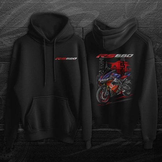 Aprilia RS 660 Hoodie - Motorcycle Sweatshirt for Riders