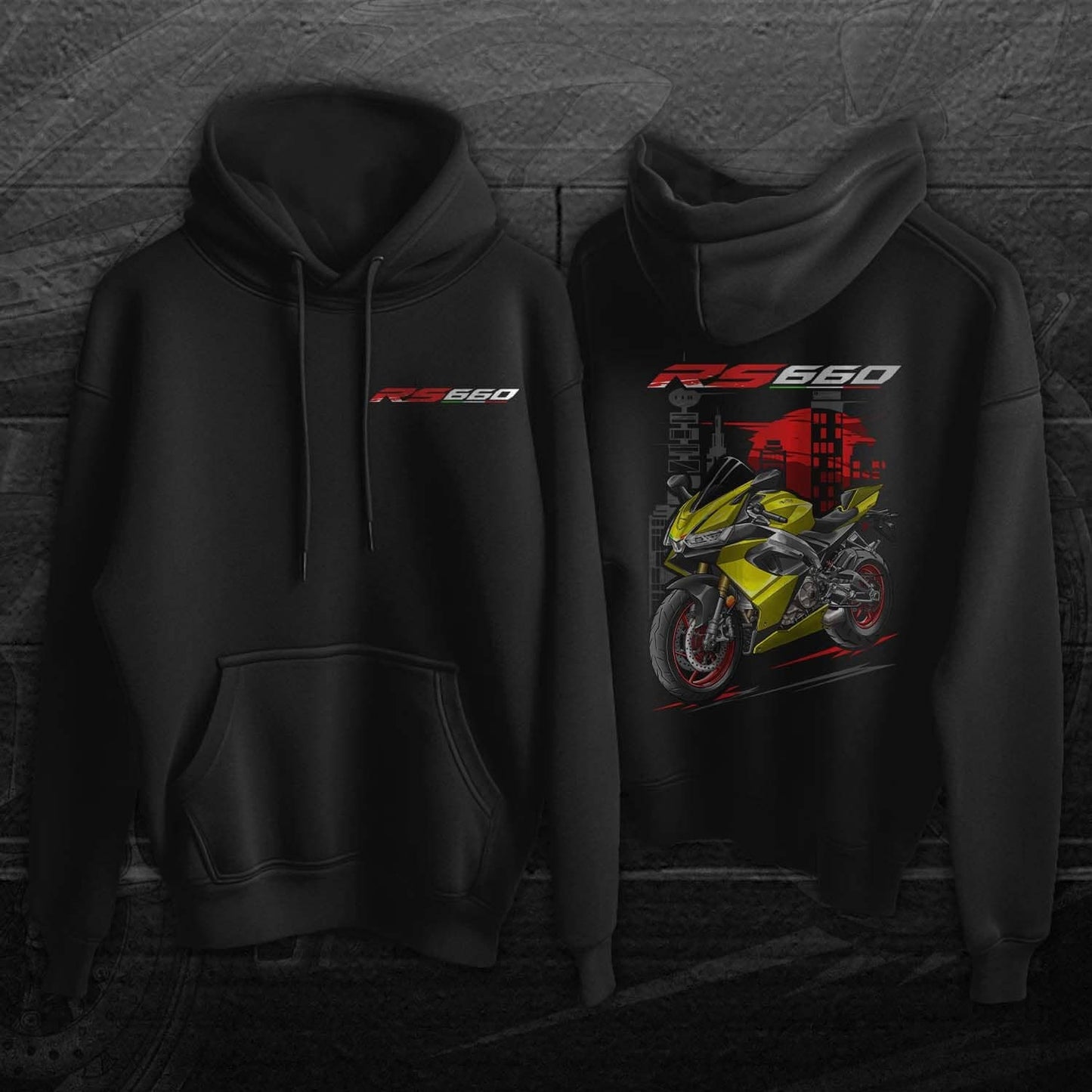 Aprilia RS 660 Hoodie - Motorcycle Sweatshirt for Riders