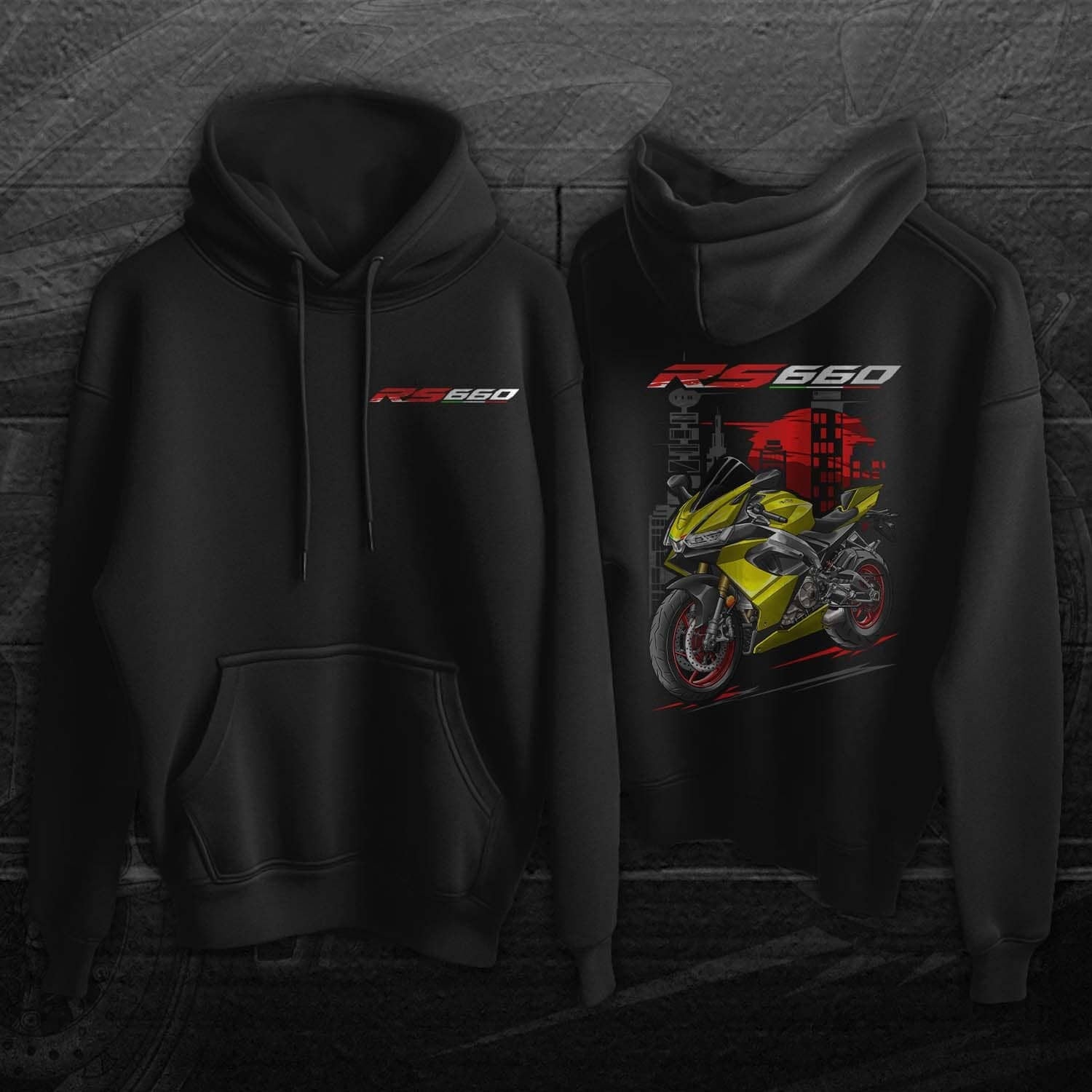 Aprilia RS 660 Hoodie - Motorcycle Sweatshirt for Riders