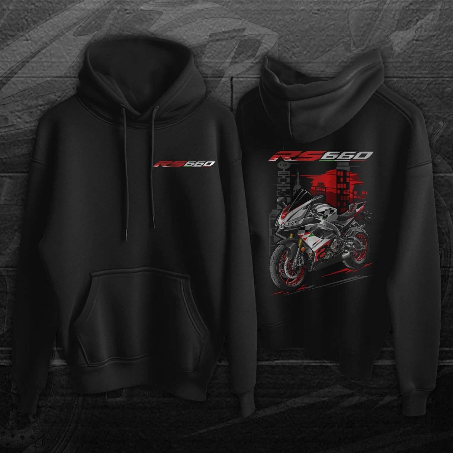 Aprilia RS 660 Hoodie - Motorcycle Sweatshirt for Riders