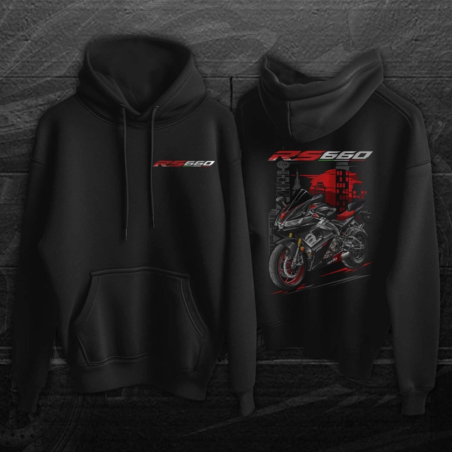 Aprilia RS 660 Hoodie - Motorcycle Sweatshirt for Riders