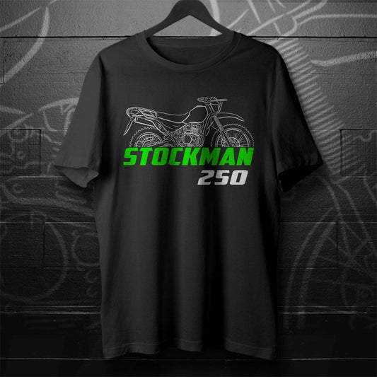 Kawasaki Stockman 250 Inspired T-Shirt - Motorcycle Tee Shirt for Riders