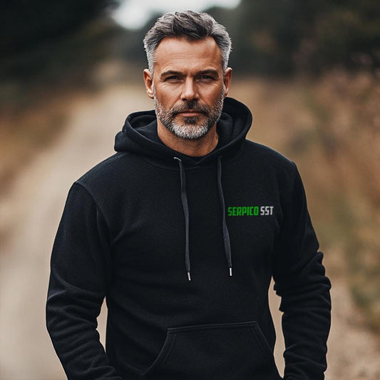 Kawasaki Serpico SST Inspired Hoodie - Motorcycle Sweatshirt for Riders