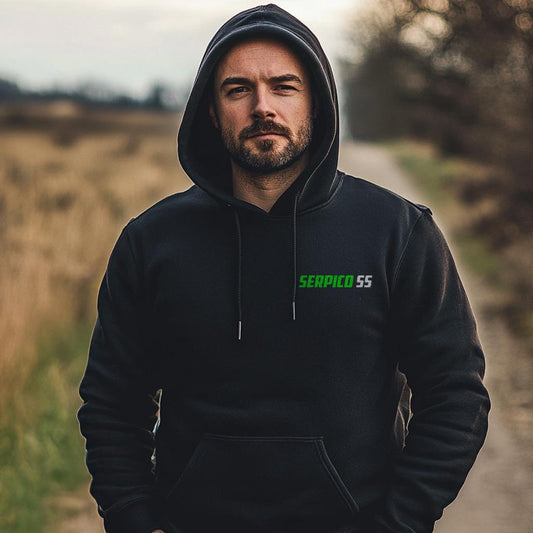 Kawasaki Serpico SS Inspired Hoodie - Motorcycle Sweatshirt for Riders