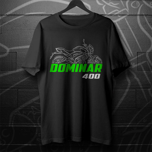 Kawasaki Dominar 400 Inspired T-Shirt - Motorcycle Tee Shirt for Riders