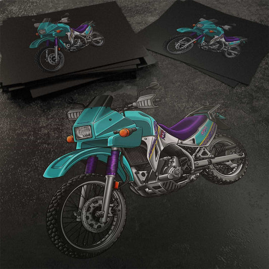 Kawasaki KLR 650 A 1994-2003 Stickers - Set of 3 Motorcycle Decals for Riders