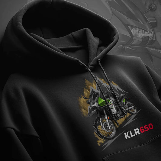 Kawasaki KLR 650 2008-10 Hoodie - Motorcycle Sweatshirt for Riders