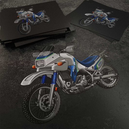 Kawasaki KLR 650 A 1987-93 Stickers - Set of 3 Motorcycle Decals for Riders