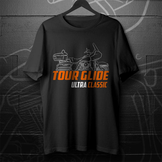 Harley-Davidson FLTCU Ultra Classic Tour Glide Inspired T-Shirt - Biker Motorcycle Tee Shirt