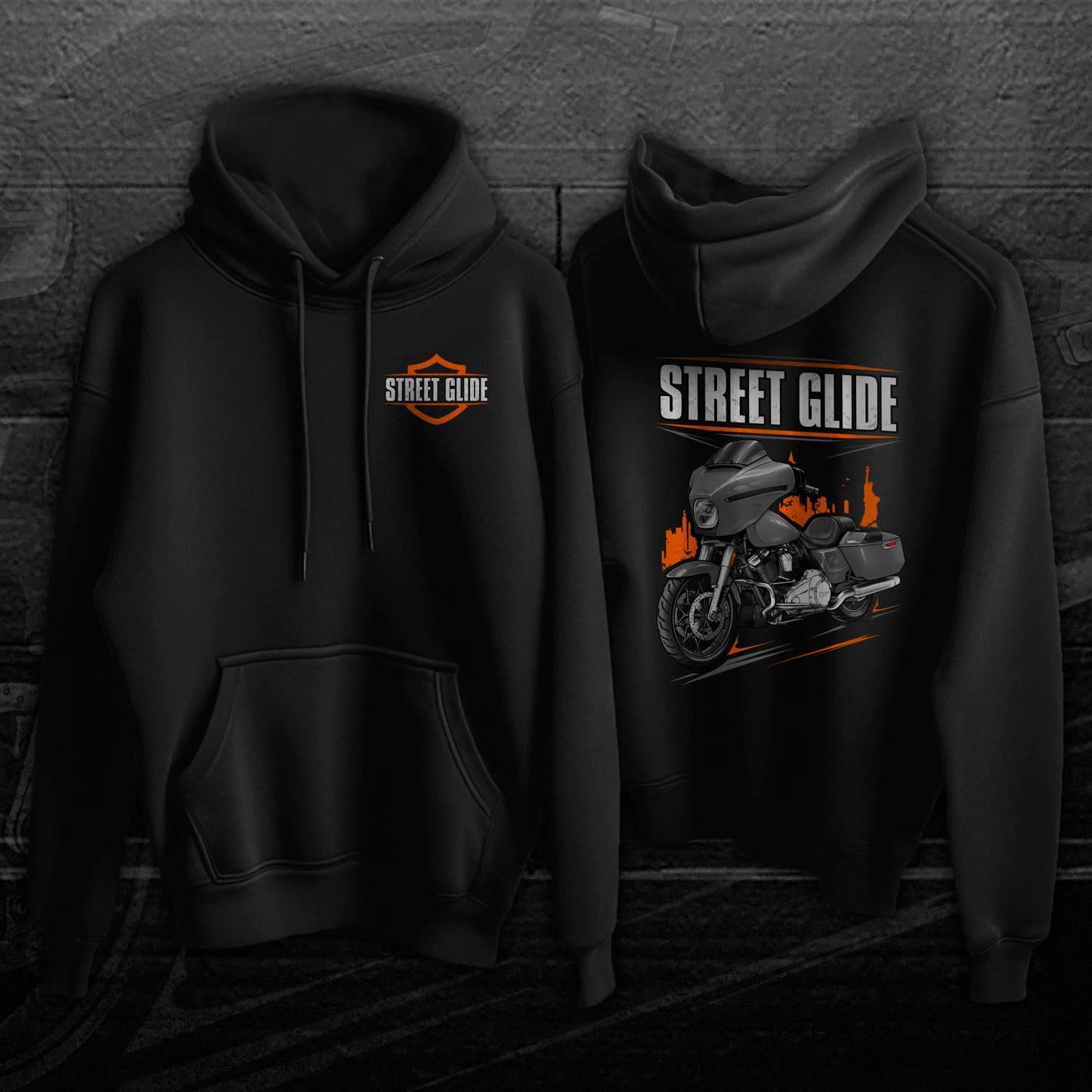 Harley Street Glide FLHX 2024 Hoodies - Biker Motorcycle Sweatshirt