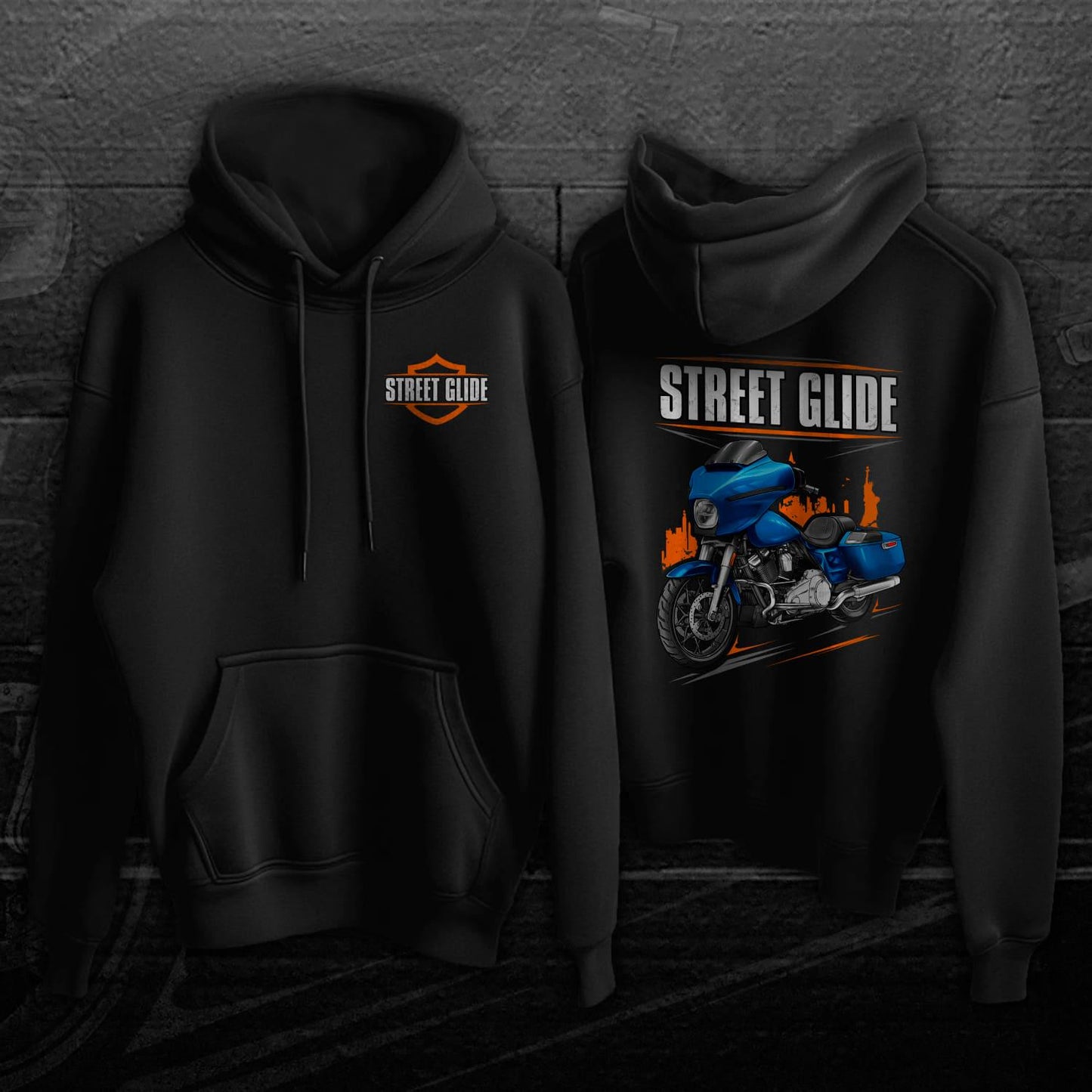 Harley Street Glide FLHX 2024 Hoodies - Biker Motorcycle Sweatshirt
