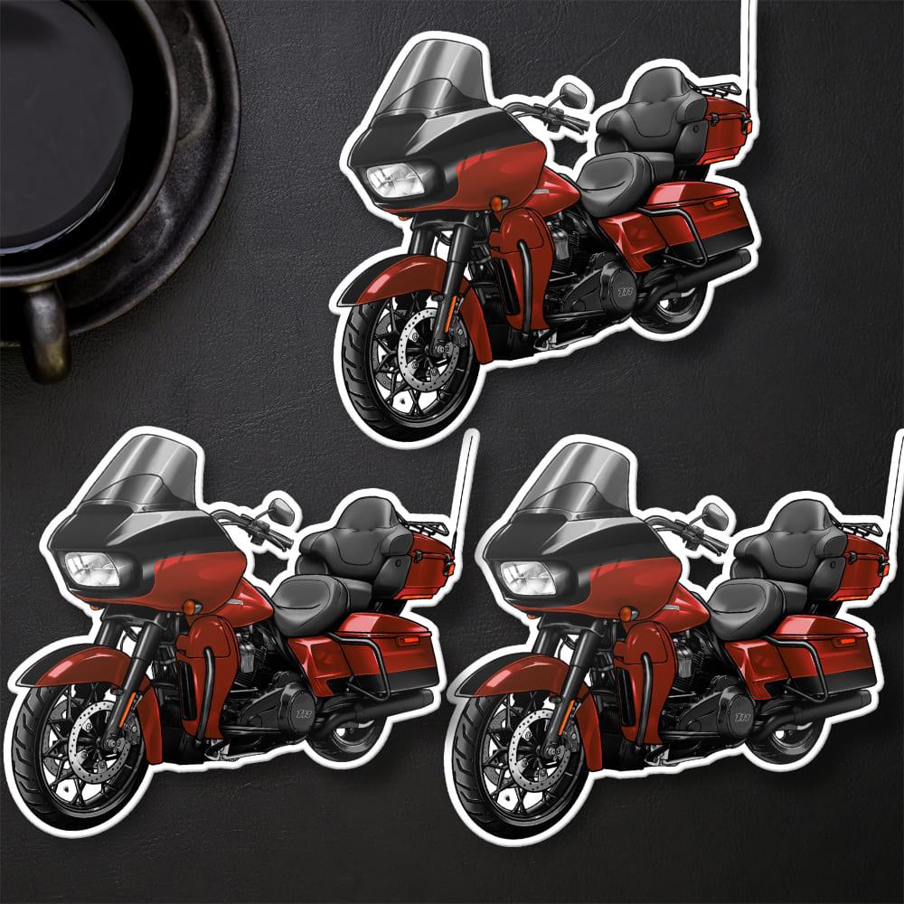 Harley Road Glide Limited FLTRK 2024 Stickers - Set of 3 Biker Motorcycle Decals