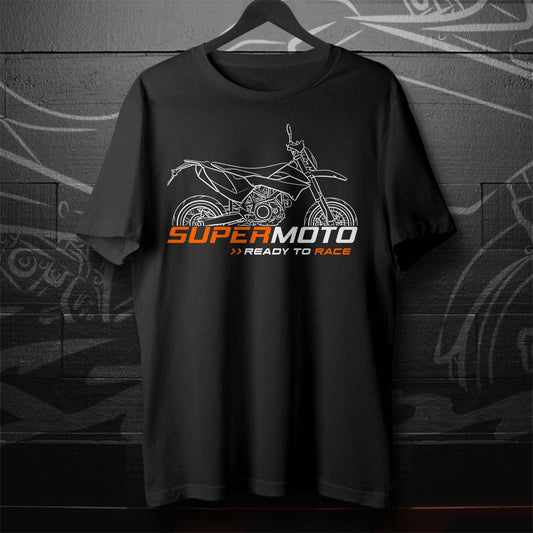 KTM 690 SMC R T-Shirt - Motorcycle Tee Shirt for SuperMoto Riders