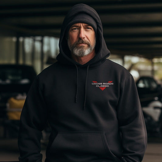 Victory Cross Roads Classic Hoodie - Motorcycle Sweatshirt for Bikers