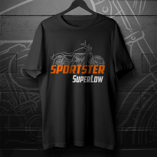 Harley-Davidson Sportster XL 883 SuperLow Inspired T-Shirt - Biker Motorcycle Tee Shirt