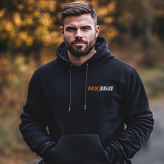 Harley-Davidson MX 360 Inspired Hoodie - Biker Motorcycle Sweatshirt