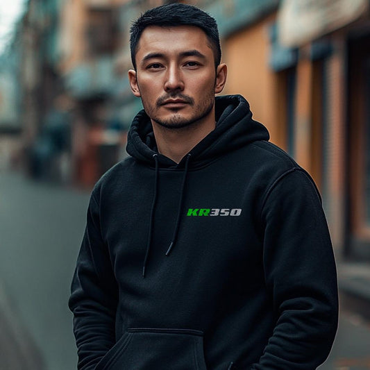 Kawasaki KR350 Inspired Hoodie - Motorcycle Sweatshirt for Riders