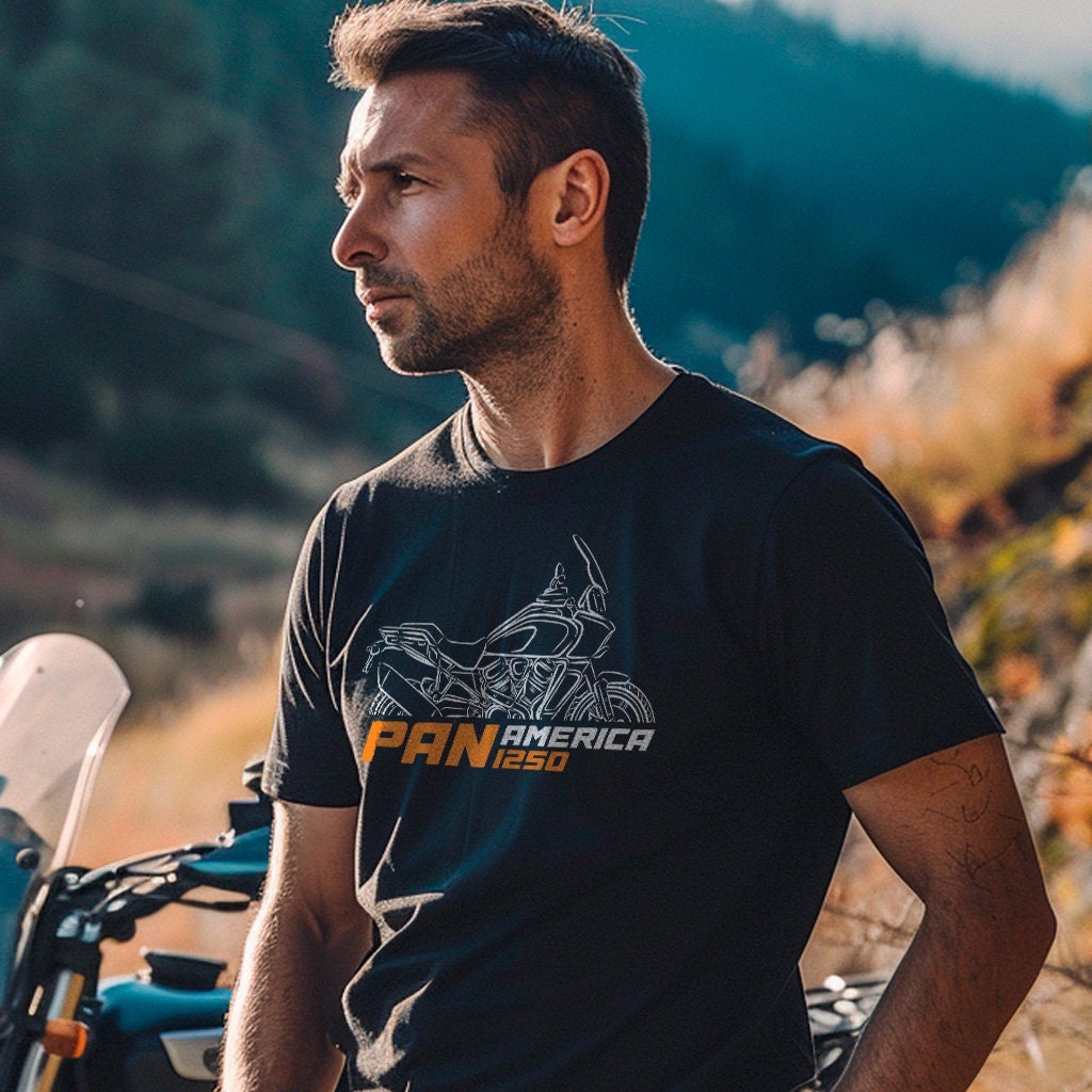 Harley Pan America T-Shirt - Biker ADV Motorcycle Tee Shirt