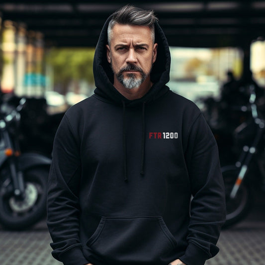 Indian FTR 1200 Hoodie - Motorcycle Sweatshirt for Riders