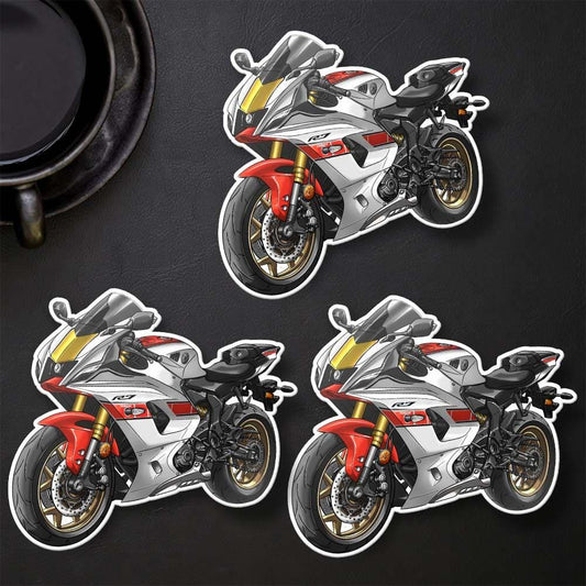 Yamaha YZF-R7 2022-24 Inspired Stickers - Set of 3 Motorcycle Decals
