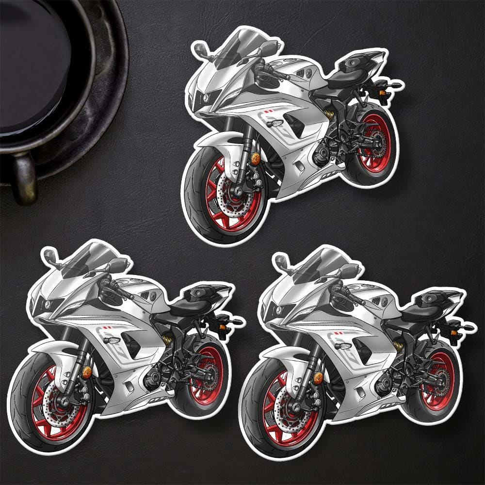 Yamaha YZF-R7 2022-24 Inspired Stickers - Set of 3 Motorcycle Decals