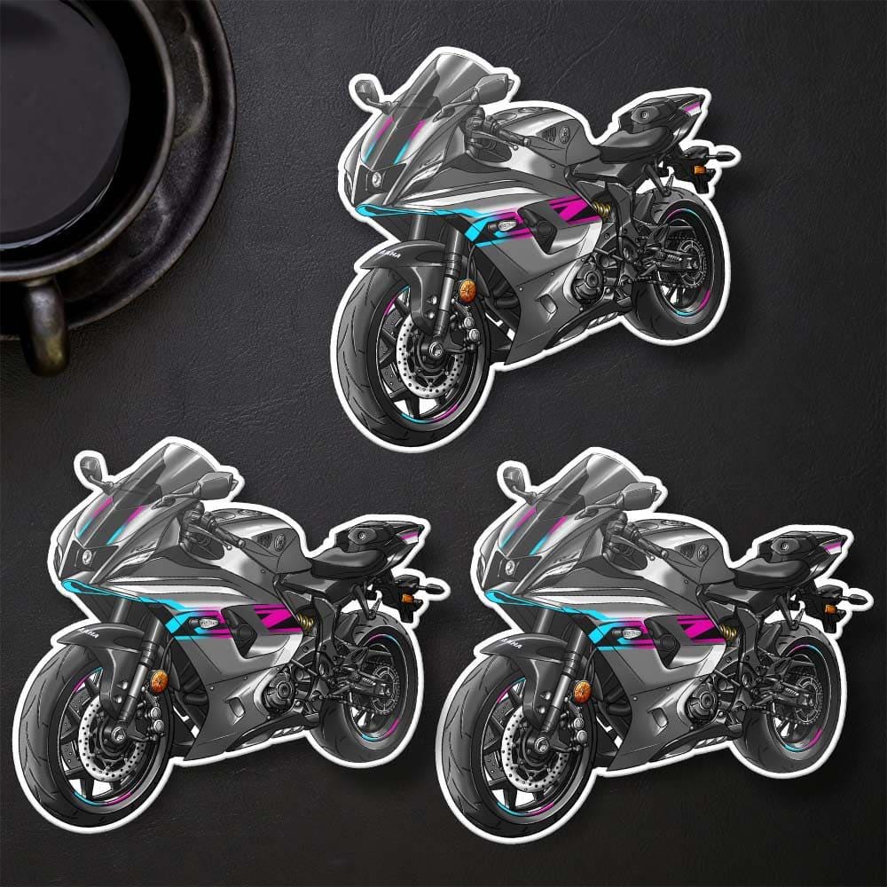Yamaha YZF-R7 2022-24 Inspired Stickers - Set of 3 Motorcycle Decals