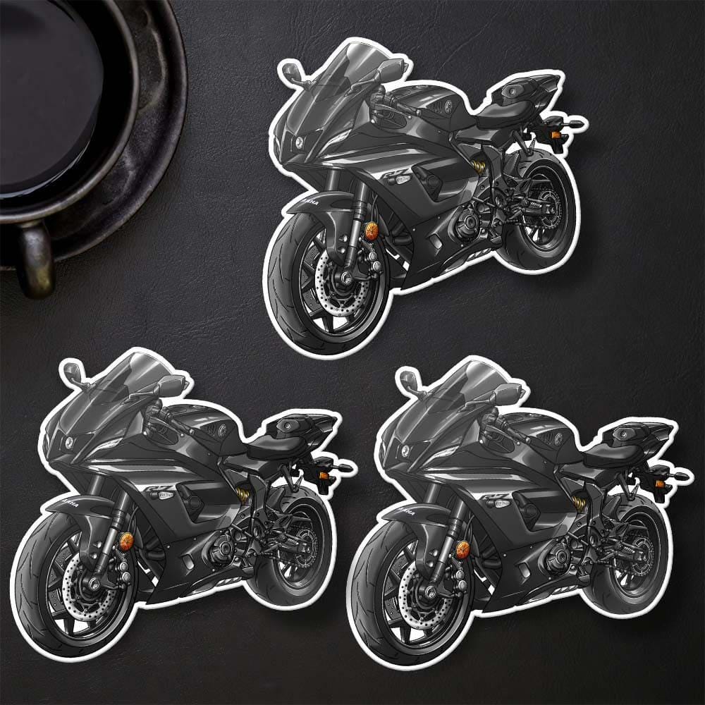 Yamaha YZF-R7 2022-24 Inspired Stickers - Set of 3 Motorcycle Decals