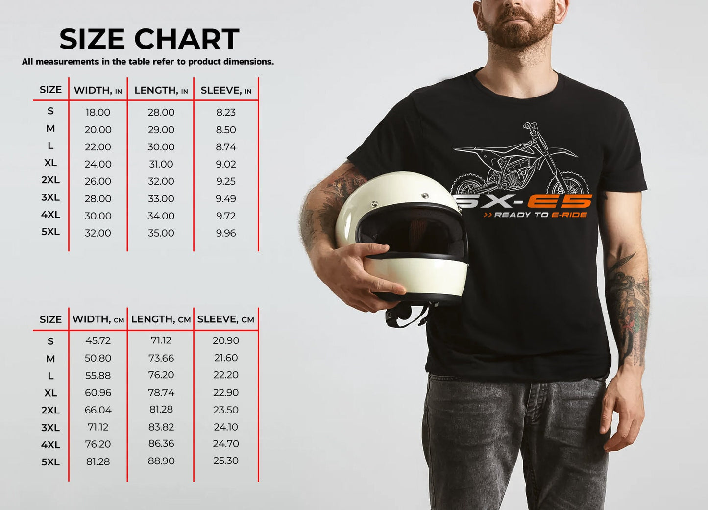 KTM SX-E5 T-Shirt - Motorcycle Tee Shirt for Motocross Riders