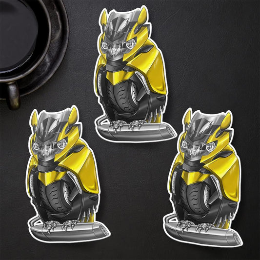 BMW K1600 Inspired Stickers - Set of 3 Motorcycle Decals for Motorrad Riders