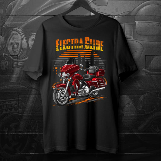 Harley Electra Glide Classic FLHTC & FLHTCI 2011-13 Inspired T-Shirt - Motorcycle Tee Shirt for Biker