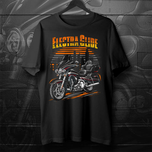 Harley Electra Glide CVO Ultra Classic FLHTCUSE 2006-08 Inspired T-Shirt - Motorcycle Tee Shirt for Biker