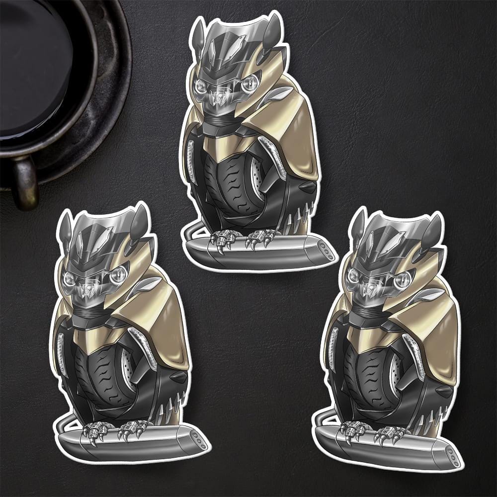 BMW K1600 Inspired Stickers - Set of 3 Motorcycle Decals for Motorrad Riders