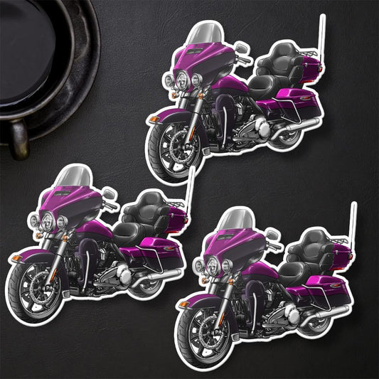 Harley Ultra Limited FLHTK 2015-16 Stickers - Set of 3 Motorcycle Decals for Bikers