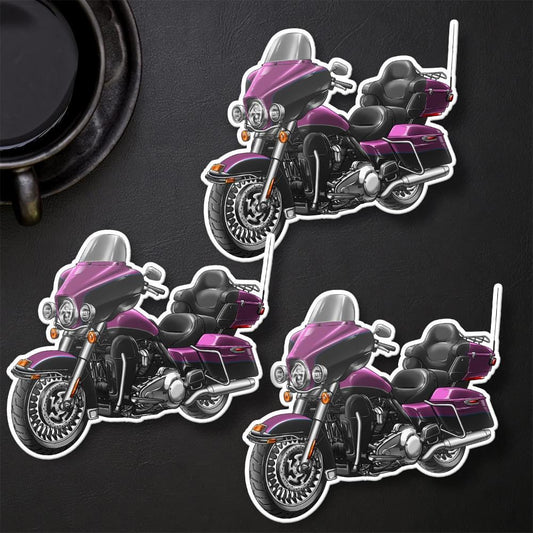 Harley Ultra Limited FLHTK 2011 Stickers - Set of 3 Motorcycle Decals for Bikers