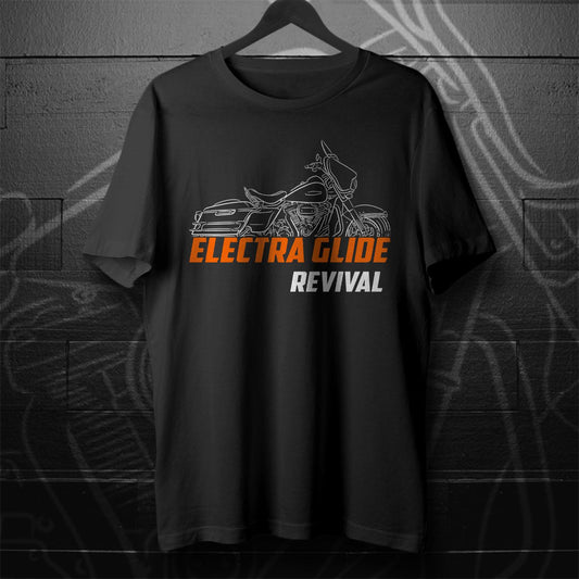 Harley-Davidson Electra Glide Revival FLH 2021 Inspired T-Shirt - Biker Motorcycle Tee Shirt