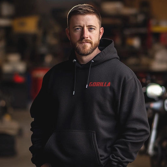 Honda Gorilla Inspired Hoodie - Motorcycle Sweatshirt for Riders